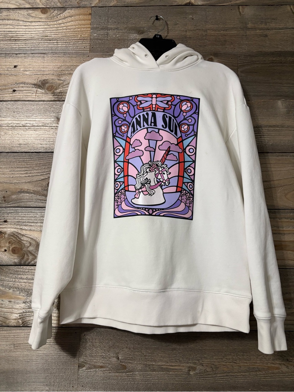 Anna Sui Active Hoodie Sweatshirt